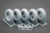 ScaleX WM 35023S Unimog 404 11.0R20 X Sagged v2 Sagged wheel set (for AK-Interactive, ICM, Revell) 1/35
